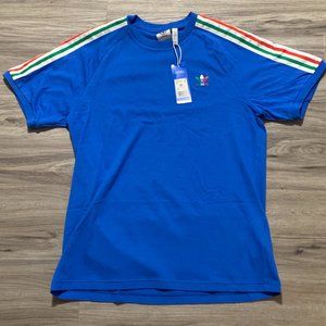 BRAND NEW WITH TAGS Adidas Mens Large Italy Italia Themed TShirt